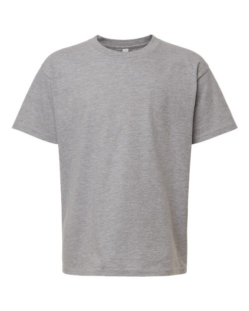 American Apparel 2001 Fine Jersey T-Shirt - Heather Grey