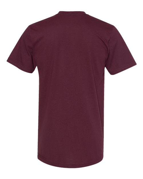 American Apparel 2001 Fine Jersey T-Shirt - Burgundy