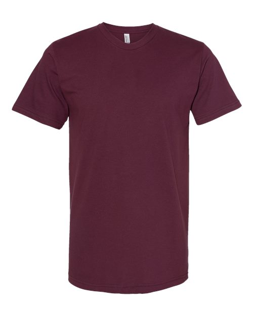 American Apparel 2001 Fine Jersey T-Shirt - Burgundy