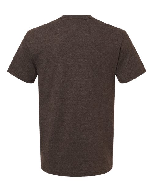 American Apparel 2001 Fine Jersey T-Shirt - Heather Brown