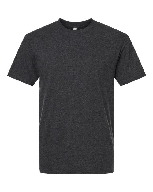 American Apparel 2001 Fine Jersey T-Shirt - Heather Black