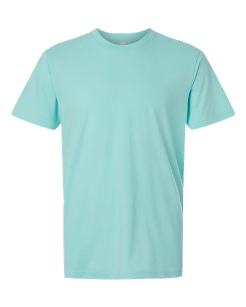 American Apparel 2001 Fine Jersey T-Shirt - Heather Celadon