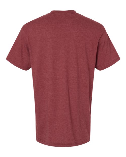 American Apparel 2001 Fine Jersey T-Shirt - Heather Burgundy