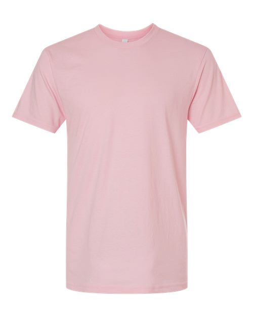 American Apparel 2001 Fine Jersey T-Shirt - Heather Pink