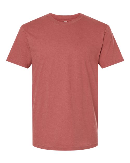 American Apparel 2001 Fine Jersey T-Shirt - Heather Canyon