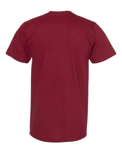 American Apparel 2001 Fine Jersey T-Shirt - Cranberry
