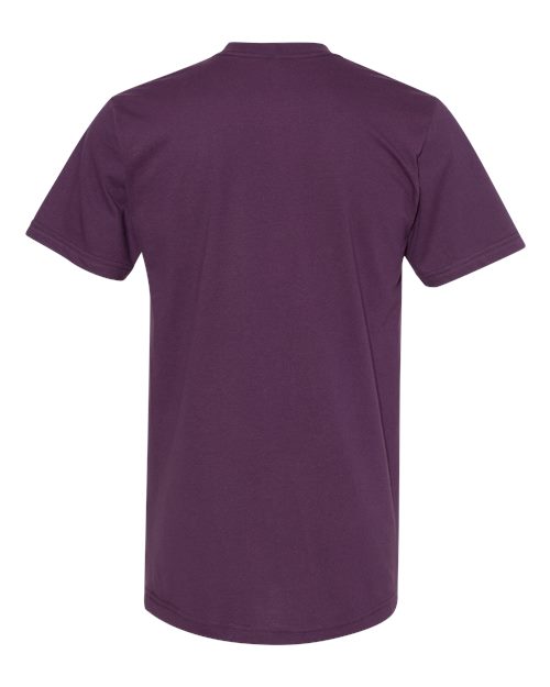 American Apparel 2001 Fine Jersey T-Shirt - Eggplant