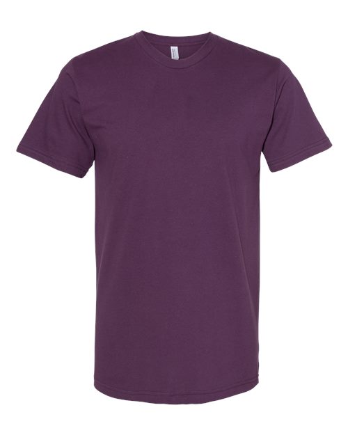American Apparel 2001 Fine Jersey T-Shirt - Eggplant