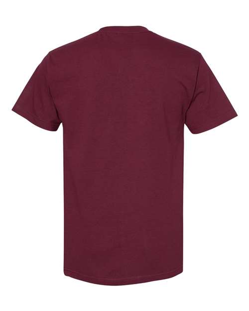 American Apparel 1301 Heavyweight T-Shirt - Burgundy