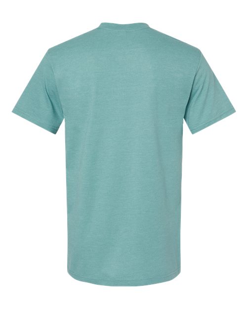 American Apparel 2001 Fine Jersey T-Shirt - Heather Arctic