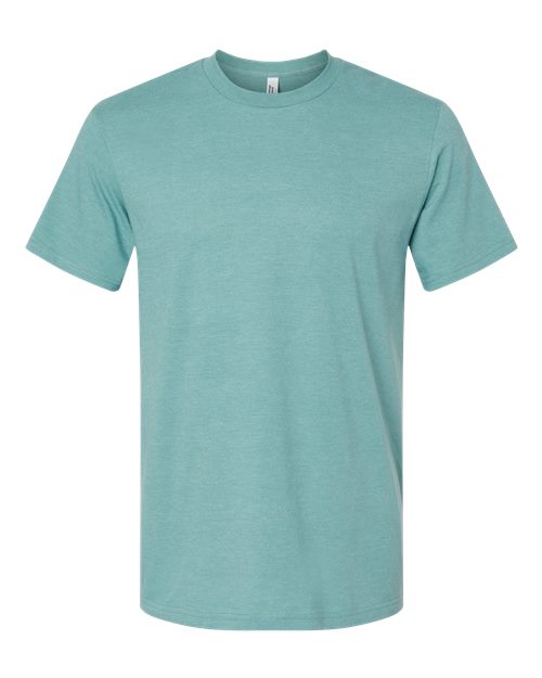 American Apparel 2001 Fine Jersey T-Shirt - Heather Arctic
